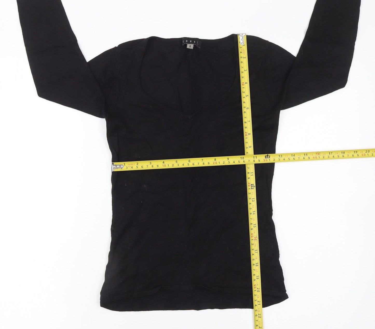 Womens UK Size 8 Coast Black Pullover Jumper