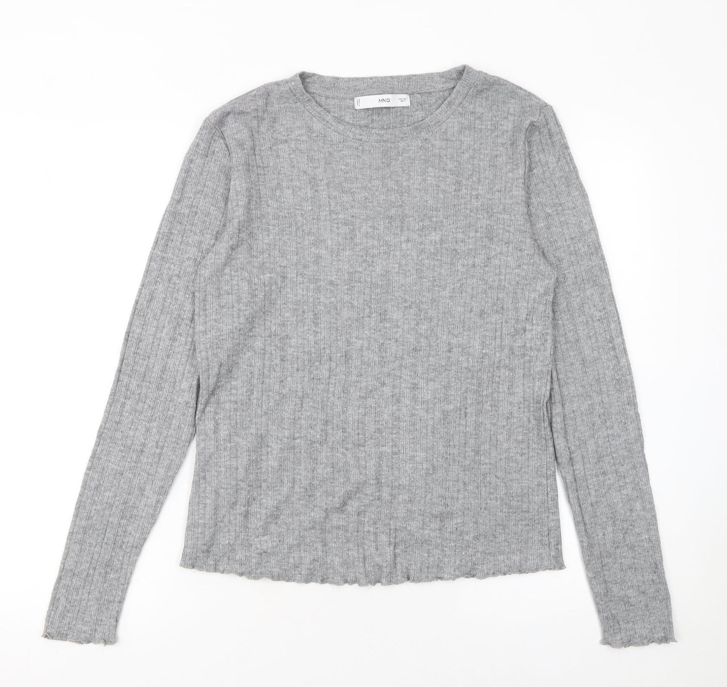 Womens UK Size S MNG Grey Pullover Jumper