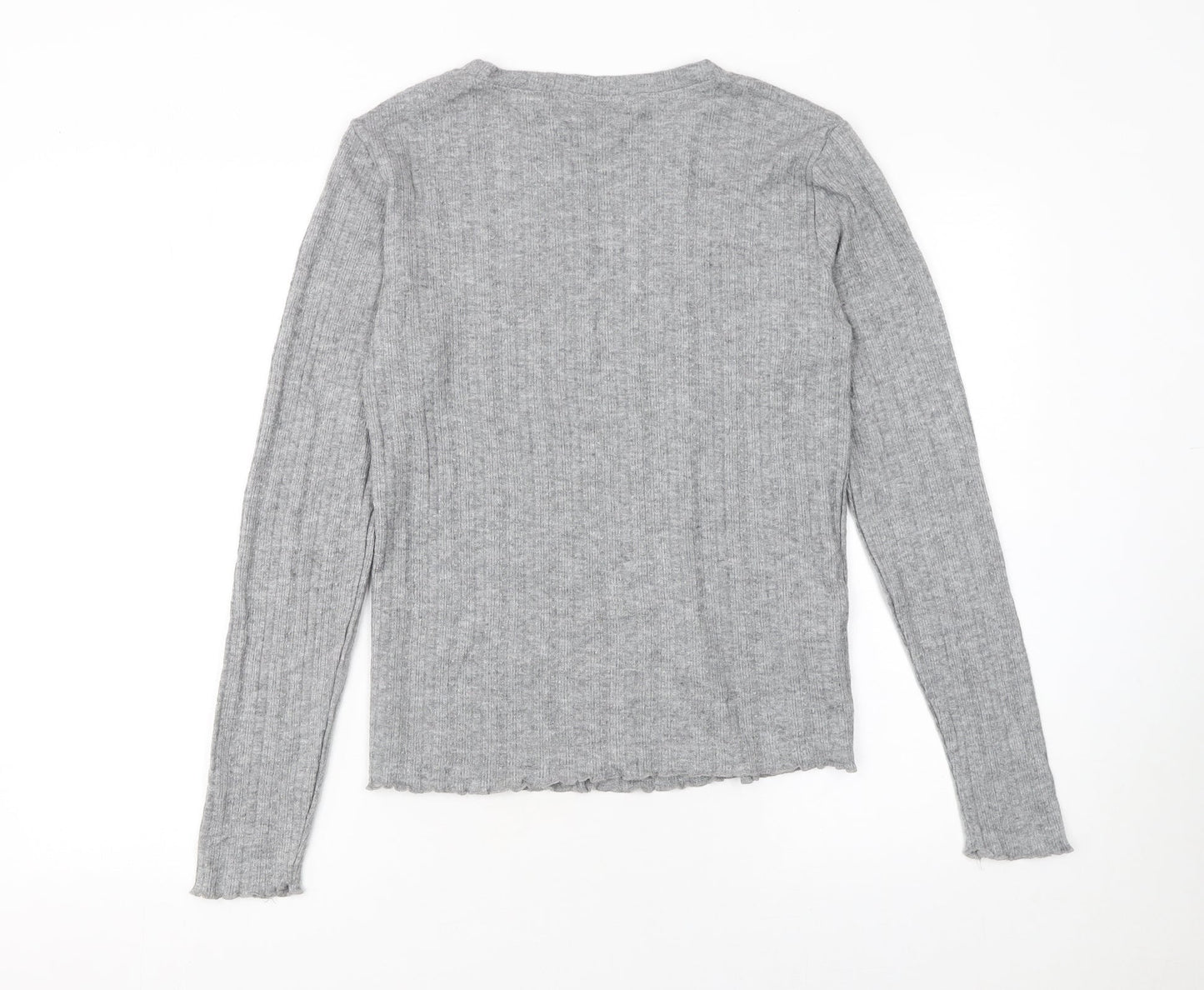 Womens UK Size S MNG Grey Pullover Jumper