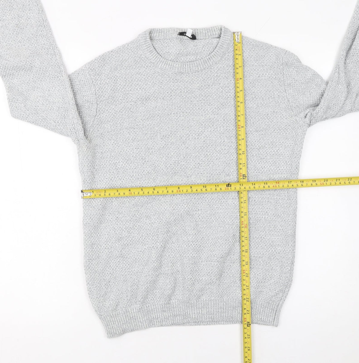 Mens UK Size S Reiss Grey Pullover Jumper