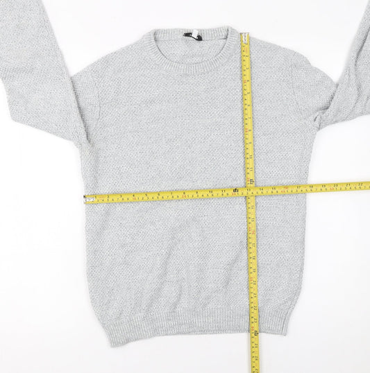 Mens UK Size S Reiss Grey Pullover Jumper