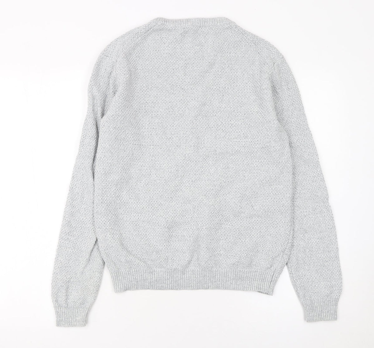 Mens UK Size S Reiss Grey Pullover Jumper