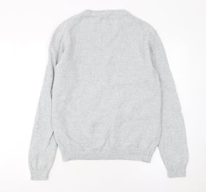 Mens UK Size S Reiss Grey Pullover Jumper