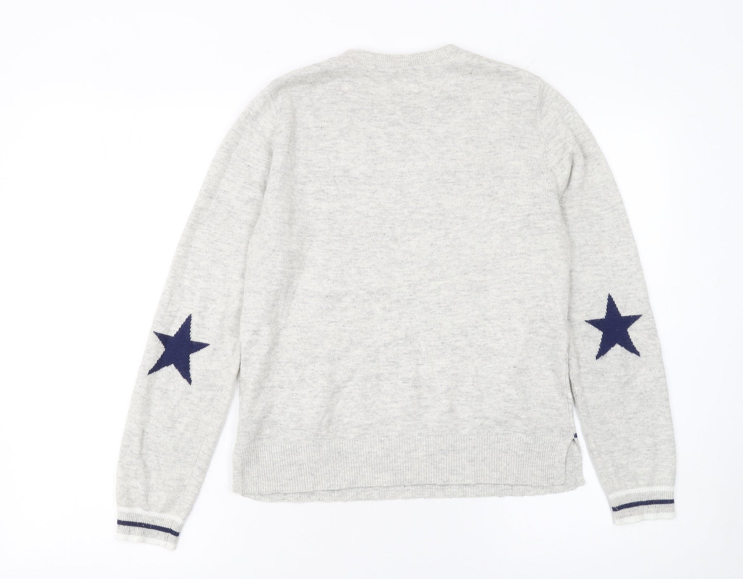 Womens UK Size M Oasis Grey Pullover Jumper