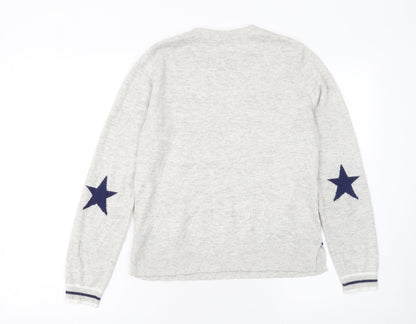 Womens UK Size M Oasis Grey Pullover Jumper