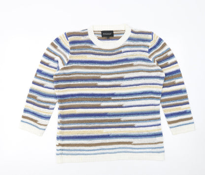 Womens UK Size S Anonymous Multicoloured Pullover Jumper