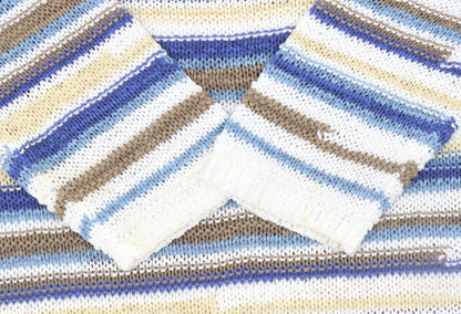 Womens UK Size S Anonymous Multicoloured Pullover Jumper
