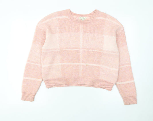 Womens UK Size 8 Miss Selfridge Pink Pullover Jumper