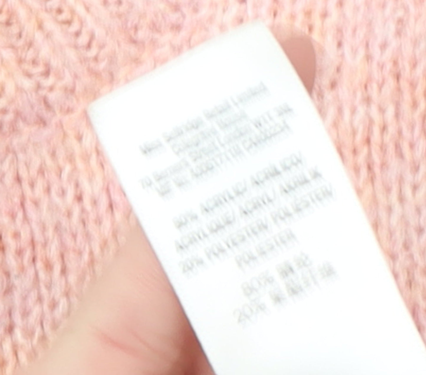 Womens UK Size 8 Miss Selfridge Pink Pullover Jumper