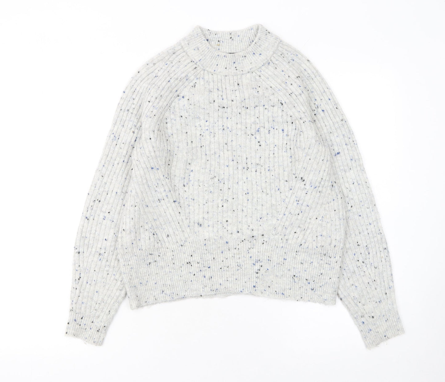Womens UK Size XS Marks and Spencer Grey Pullover Jumper