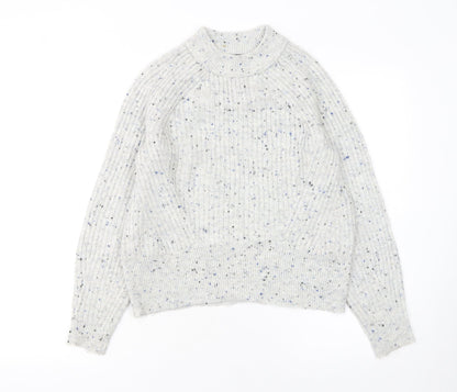 Womens UK Size XS Marks and Spencer Grey Pullover Jumper