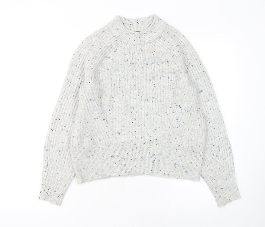 Womens UK Size XS Marks and Spencer Grey Pullover Jumper