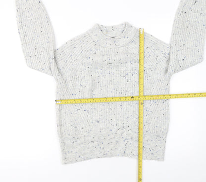 Womens UK Size XS Marks and Spencer Grey Pullover Jumper