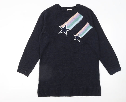 Womens UK Size 14 TU Blue Pullover Jumper