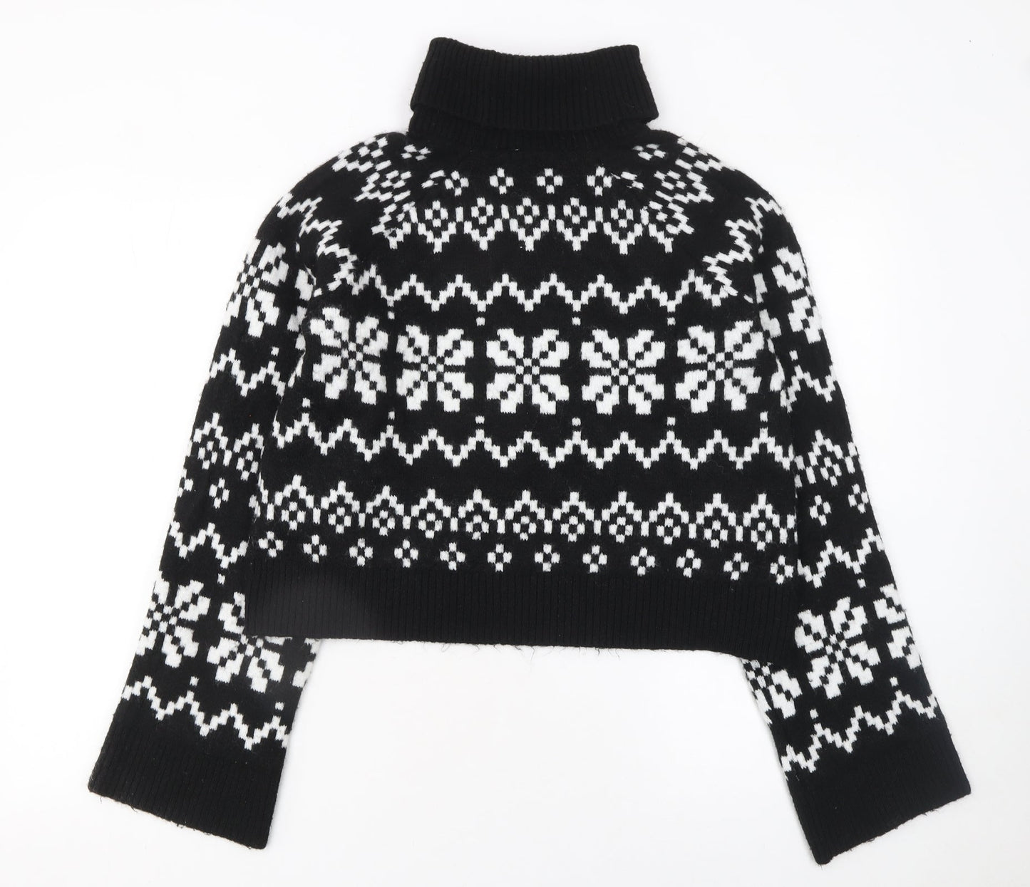 Womens UK Size 12 Divided Black Pullover Jumper