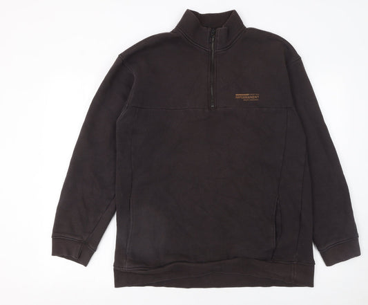 Mens UK Size XL LCW Casual Brown Pullover Sweatshirt