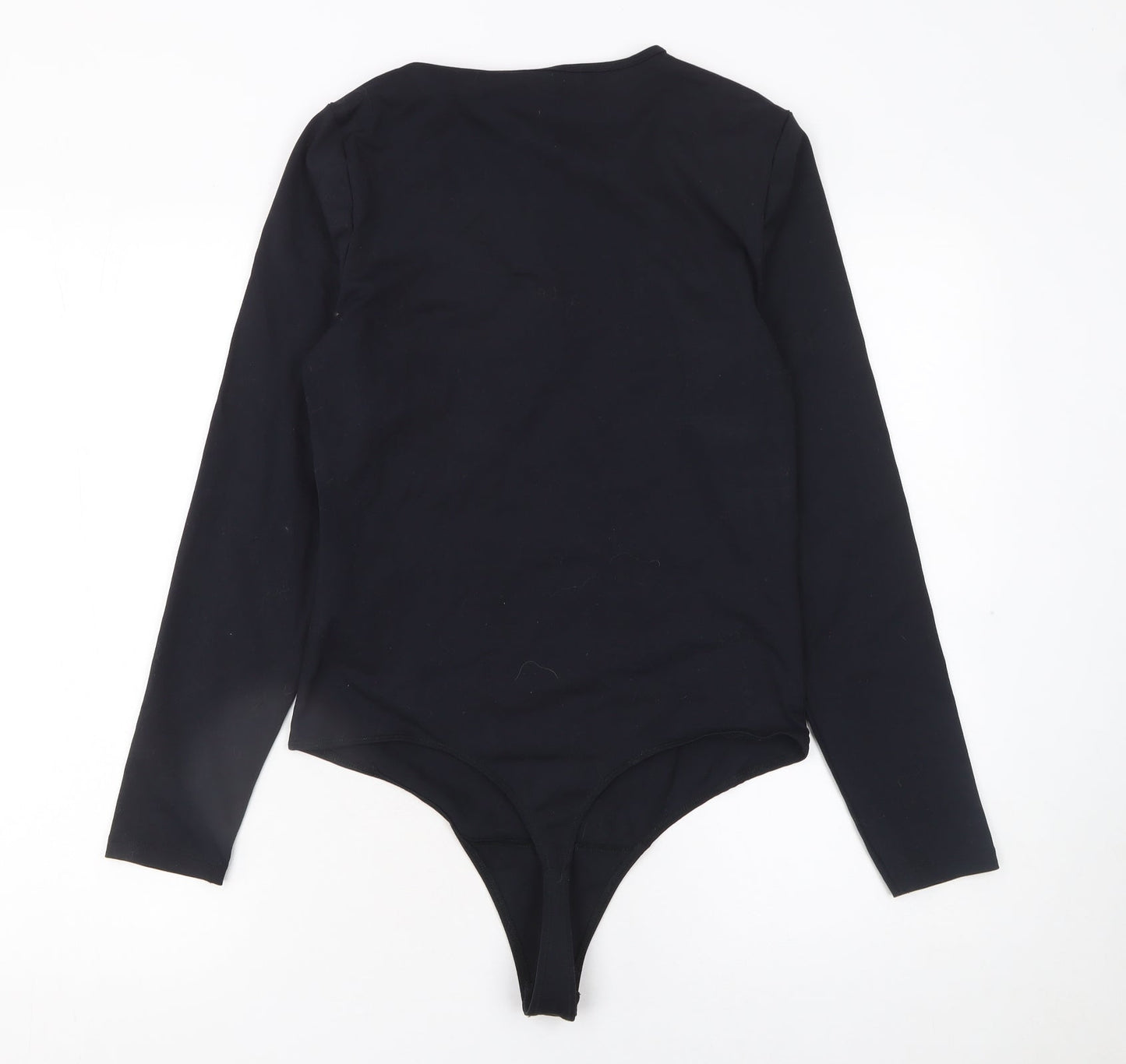 Womens UK Size L Abercrombie & Fitch One-Piece Black Bodysuit