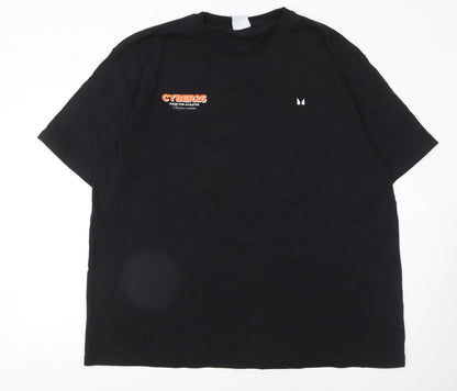 Mens UK Size 3XL MP Black  T-Shirt