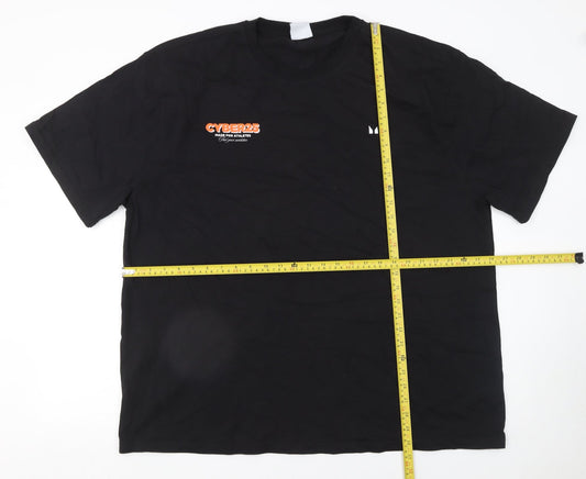 Mens UK Size 3XL MP Black  T-Shirt