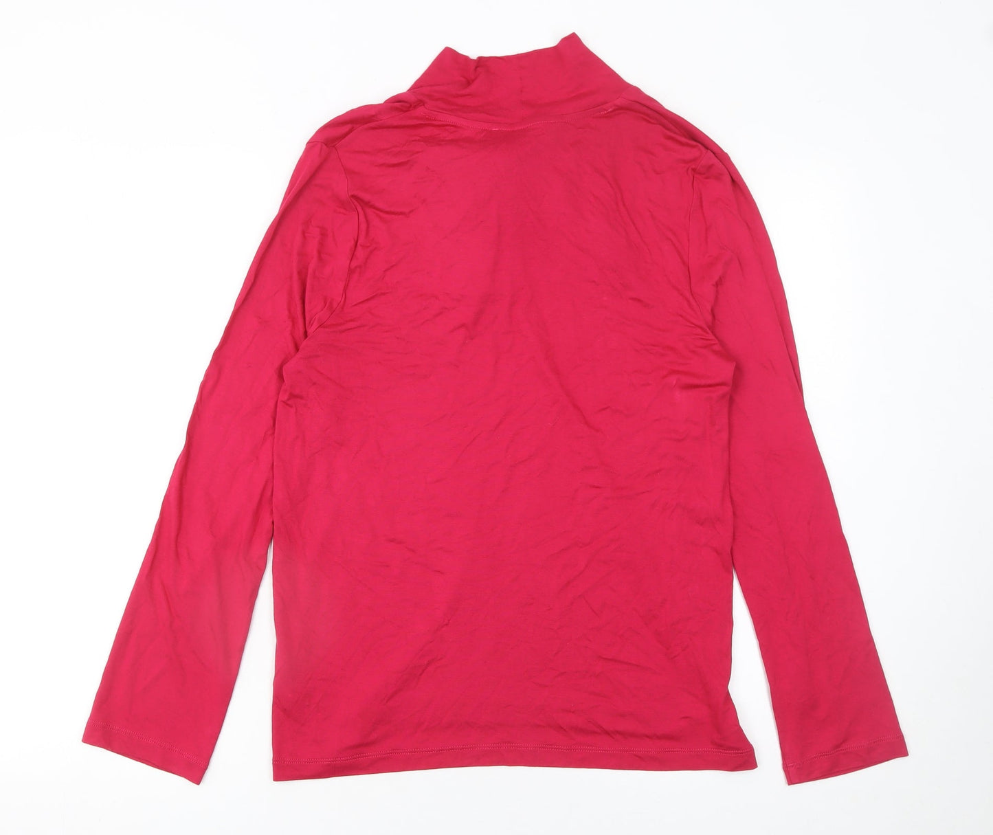 Womens UK Size 12 Marks and Spencer Red Basic Blouse