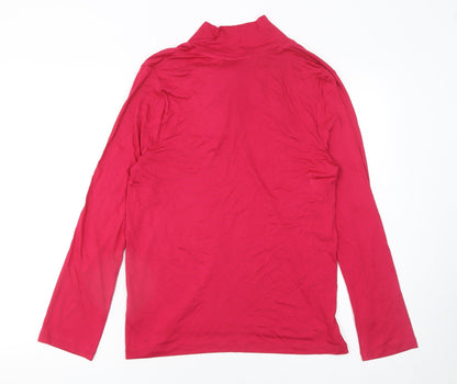 Womens UK Size 12 Marks and Spencer Red Basic Blouse
