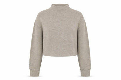 Womens UK Size 12 Bershka Beige Pullover Jumper