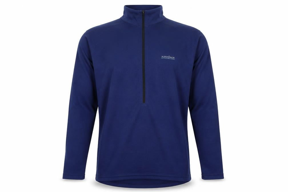 Mens UK Size L Karrimor Blue Henley Sweatshirt
