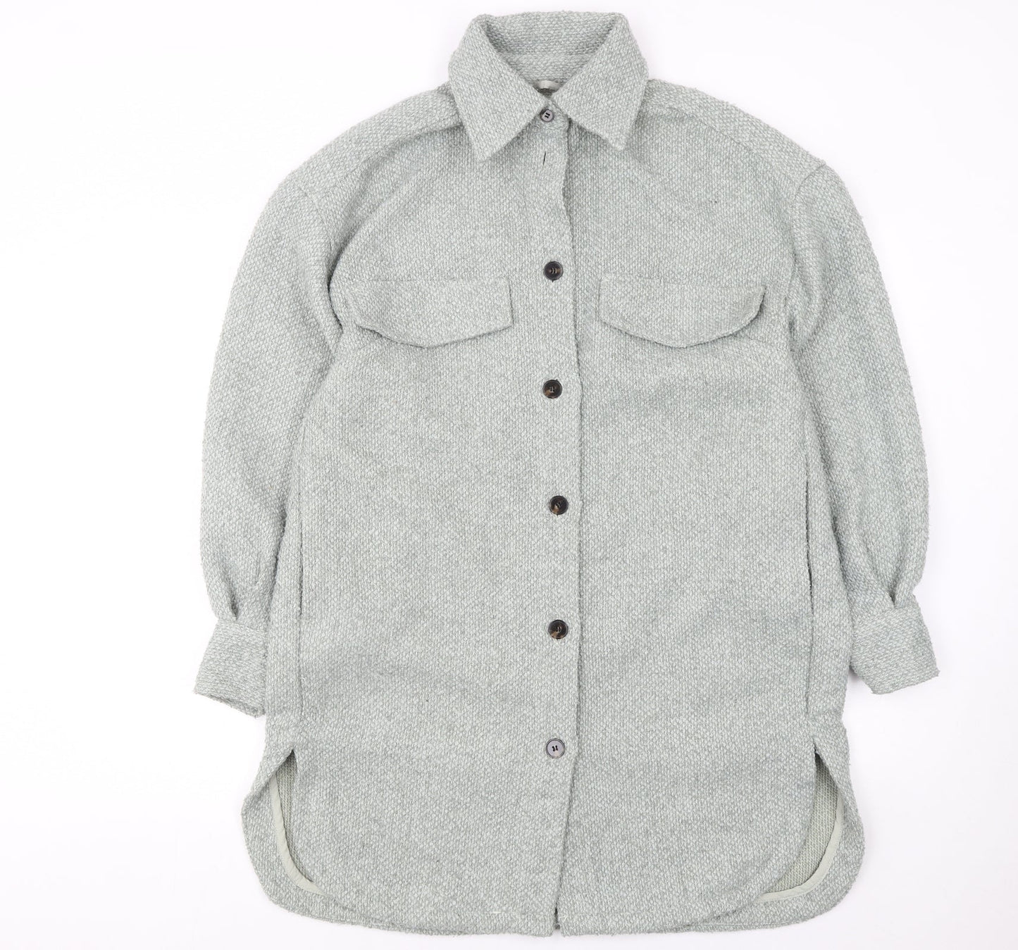 Womens UK Size S H&M Grey Basic Jacket