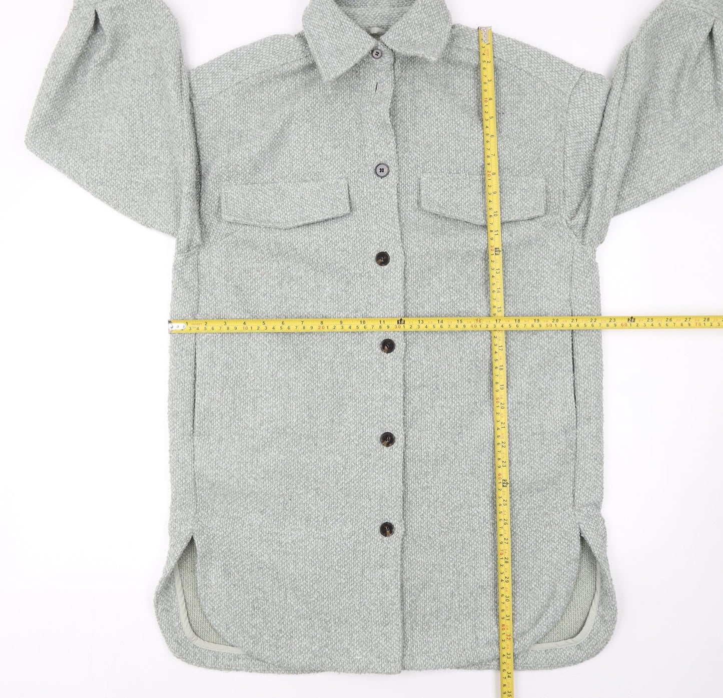 Womens UK Size S H&M Grey Basic Jacket
