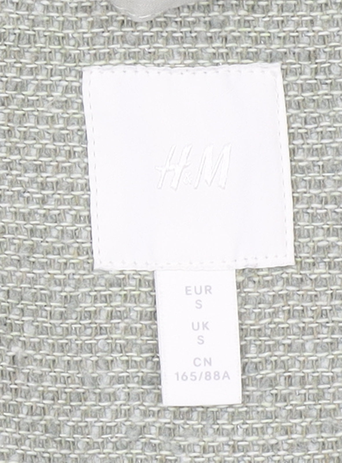 Womens UK Size S H&M Grey Basic Jacket