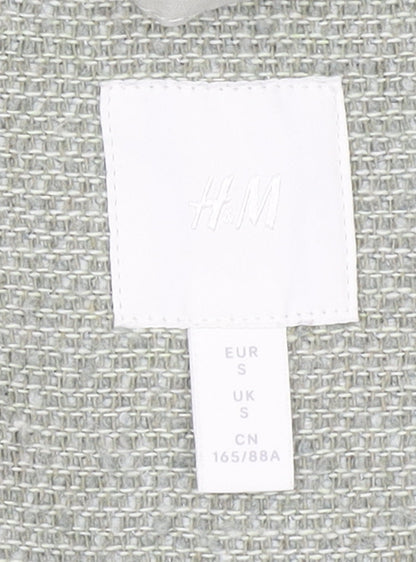 Womens UK Size S H&M Grey Basic Jacket