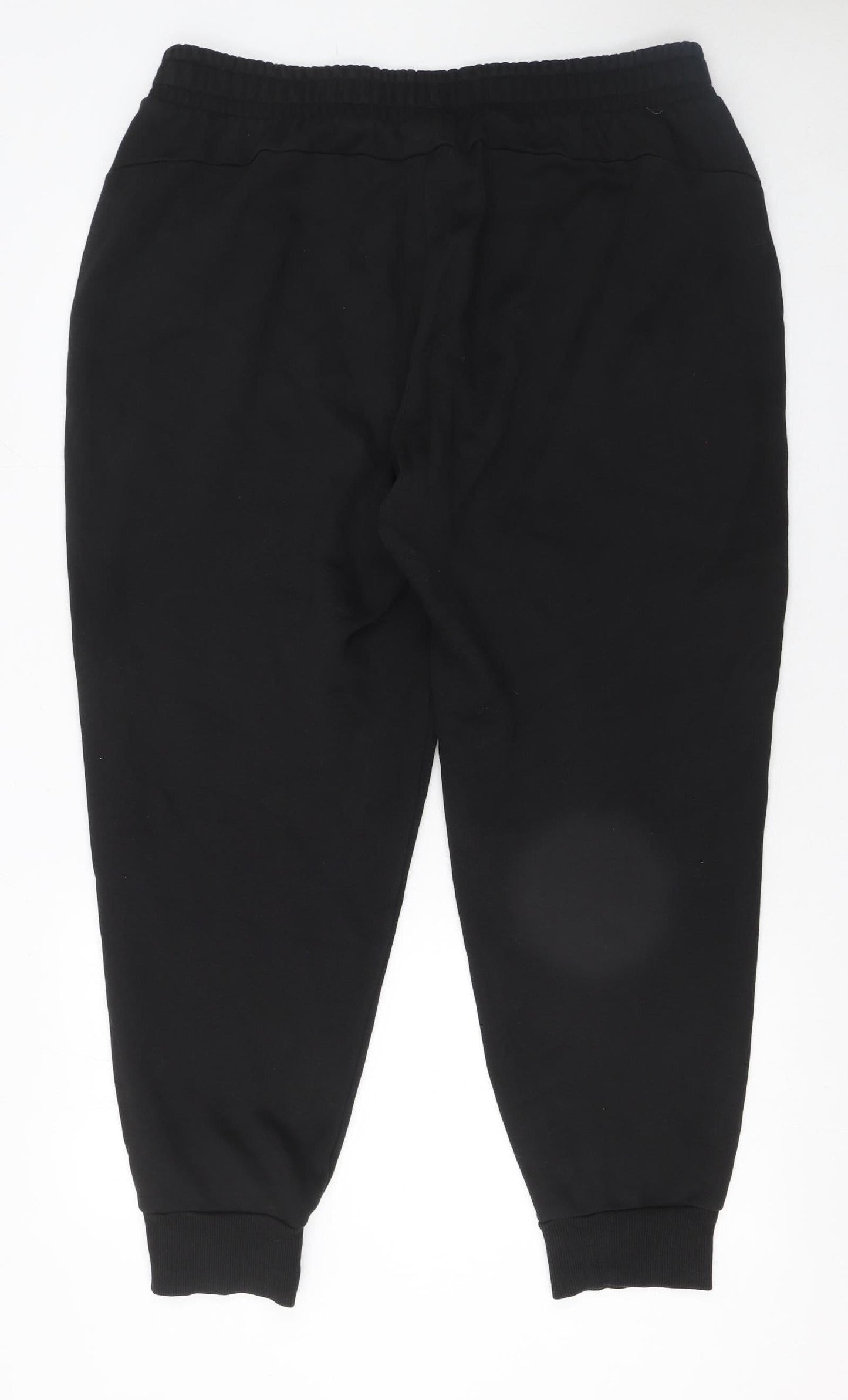 Mens UK Size XL PUMA Regular Fit Jogger Black Trousers
