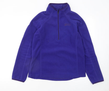 Womens UK Size 12 North Ridge Purple Pullover Sweatshirt