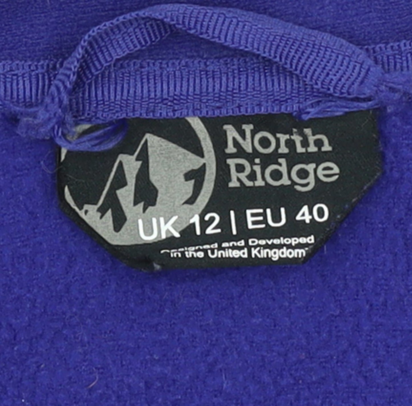 Womens UK Size 12 North Ridge Purple Pullover Sweatshirt