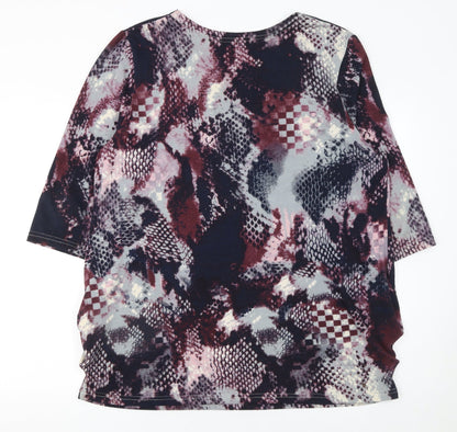 Womens UK Size XL Sugar Crisp Multicoloured Basic T-Shirt