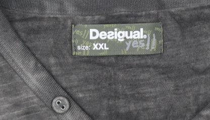 Mens UK Size 2XL Desigual Grey  T-Shirt