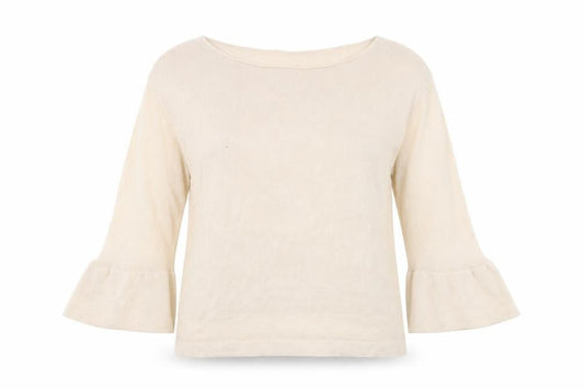 Womens UK Size M Hobbs Beige Pullover Jumper