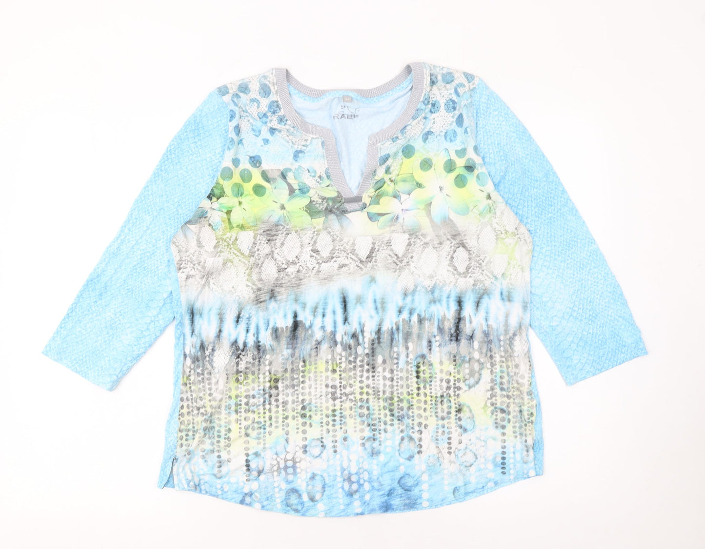 Womens UK Size 16 Raer Multicoloured Tunic Blouse
