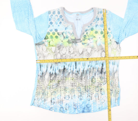Womens UK Size 16 Raer Multicoloured Tunic Blouse