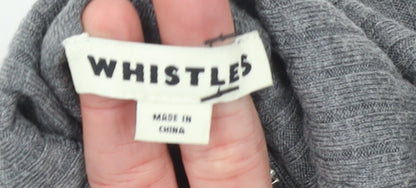 Womens UK Size 4 Whistles Grey Pullover Jumper
