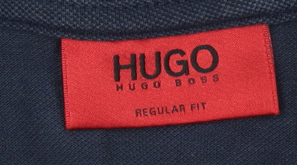 Mens UK Size S HUGO BOSS 100% Cotton Polo Shirt