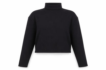 Womens UK Size 12 H&M Black Basic T-Shirt