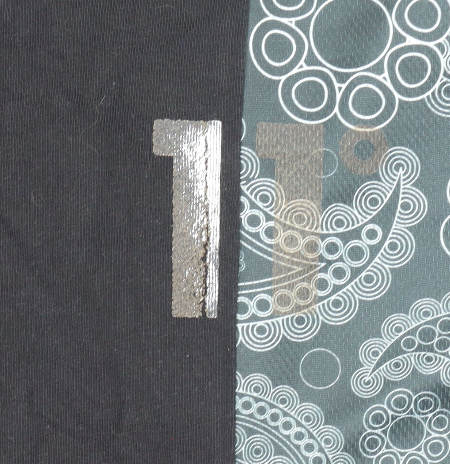 Mens UK Size S 11 degrees Black  T-Shirt