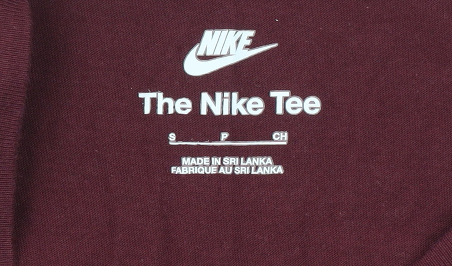 Mens UK Size S Nike Red  T-Shirt