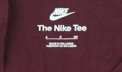Mens UK Size S Nike Red  T-Shirt