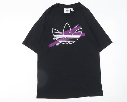 Mens UK Size S adidas Black  T-Shirt