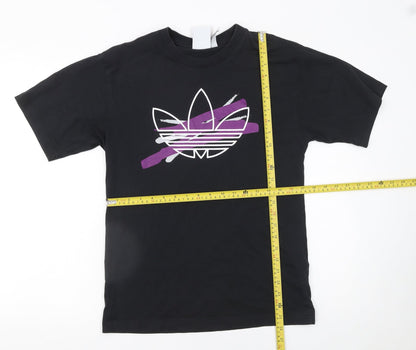 Mens UK Size S adidas Black  T-Shirt