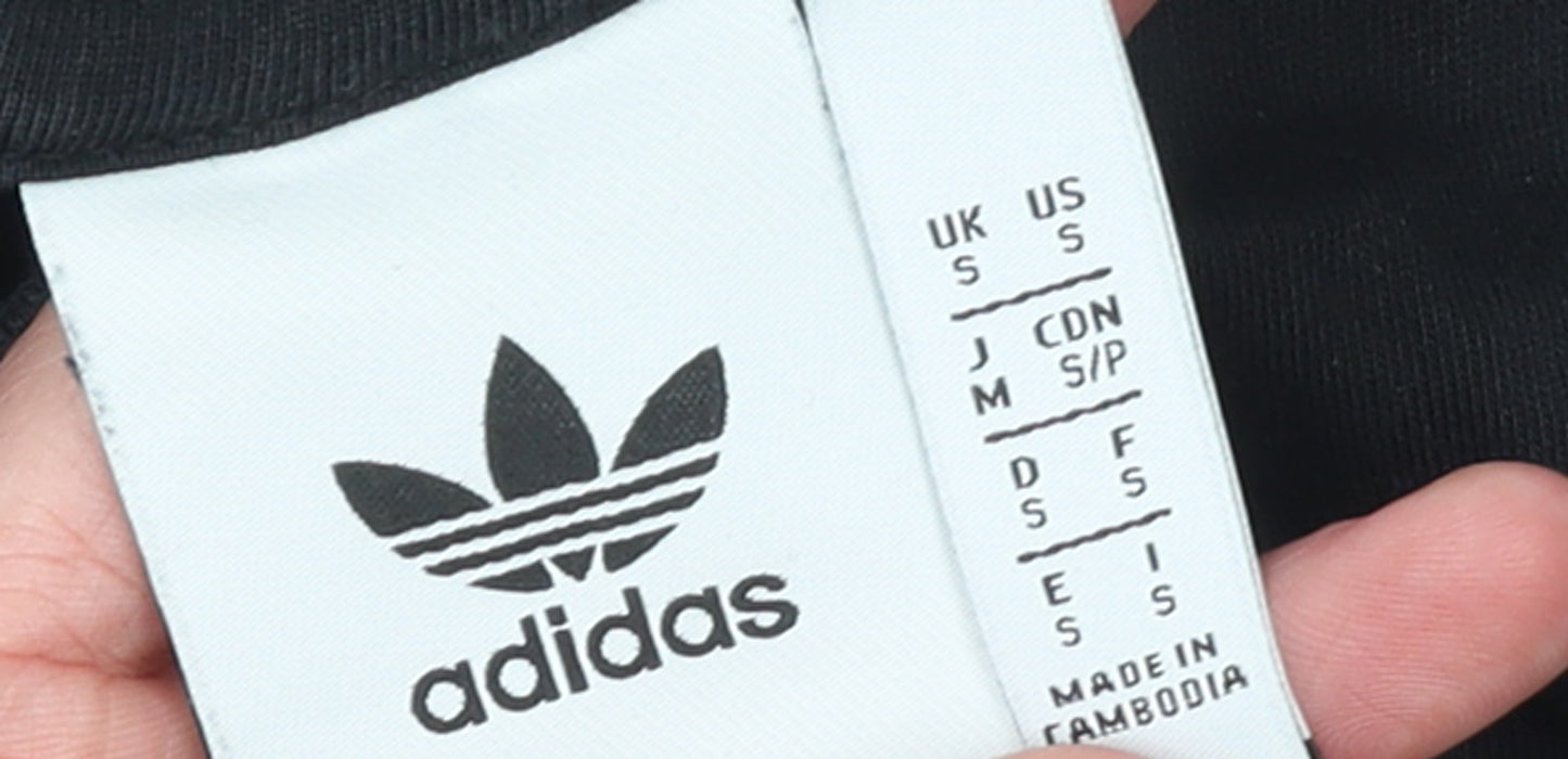Mens UK Size S adidas Black  T-Shirt