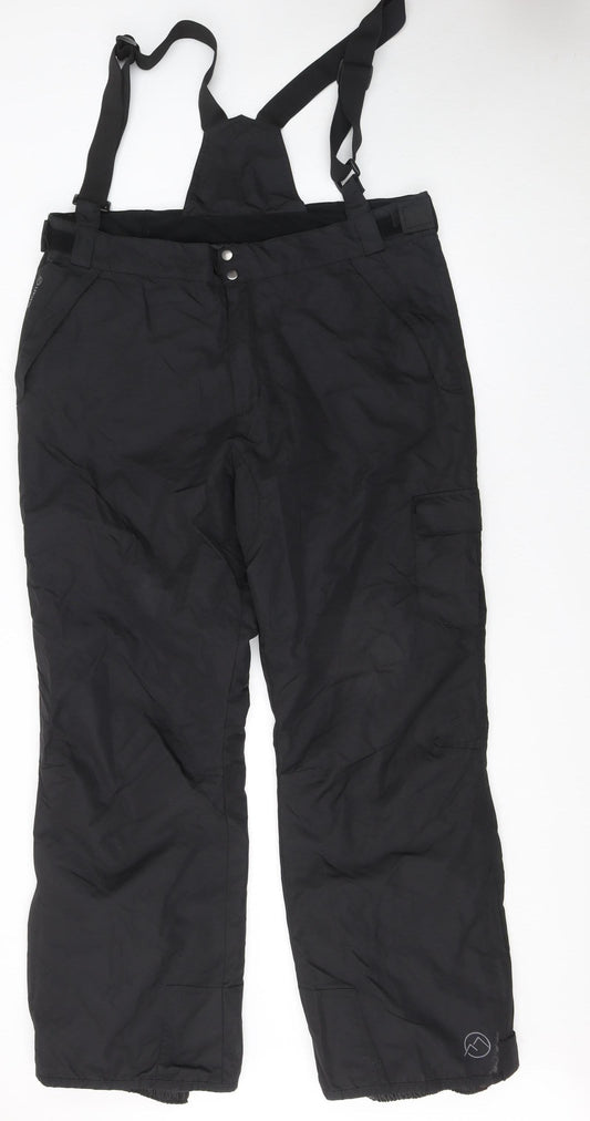 Mens UK Size 3XL Lhotse Regular Fit Snow Pants Black Trousers