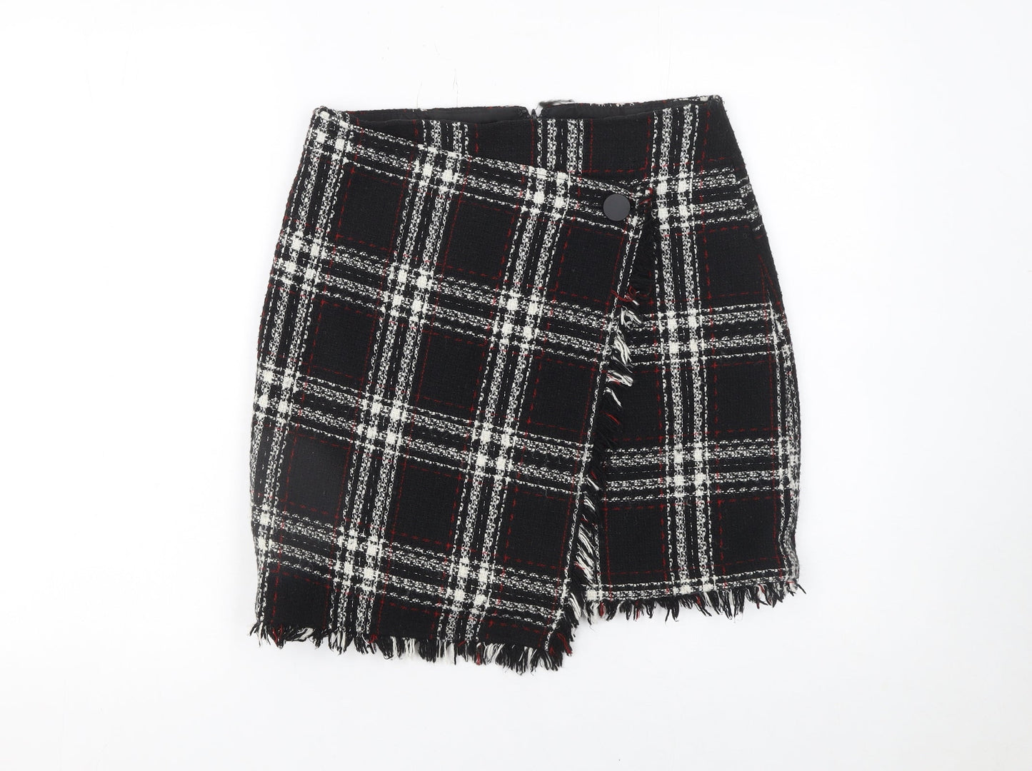 Womens UK Size 10 Warehouse Wrap Tweed Skirt